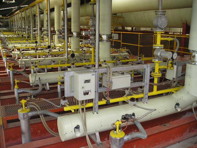Coal gas combustion sy